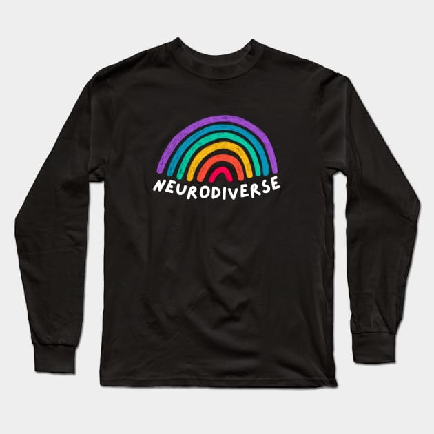 Neurodiverse Long Sleeve T-Shirt by applebubble